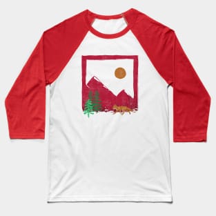 fox in mount jpeg Baseball T-Shirt